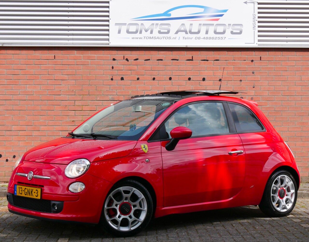 Fiat 500 - 1.4-16V Ferrari Dealer Edition 190/200 gelimiteerd. - AutoWereld.nl