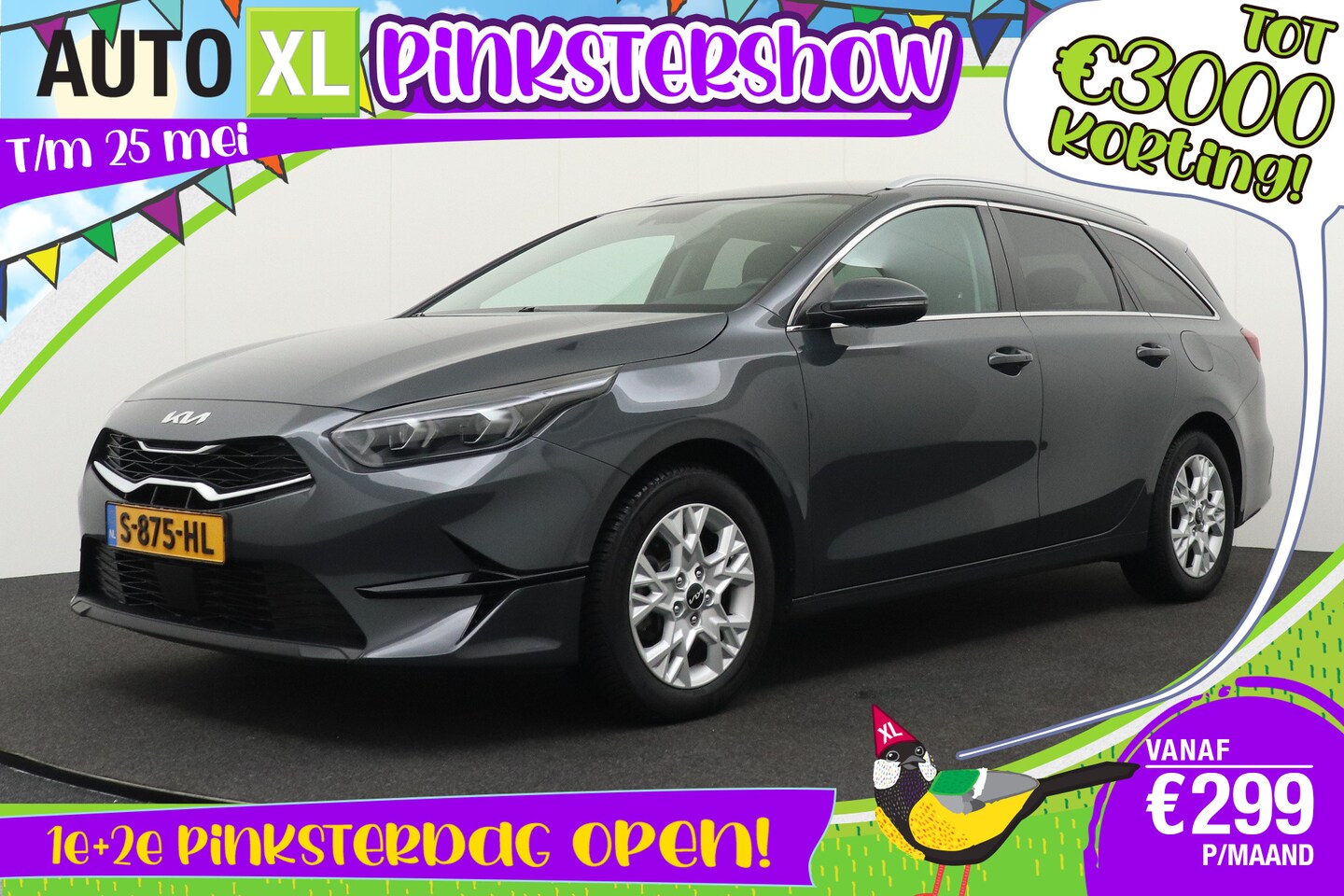 Kia Cee'd Sportswagon - Ceed 1.5T 160 PK Aut. Dynamic+ Adapt. Cruise Carplay - AutoWereld.nl