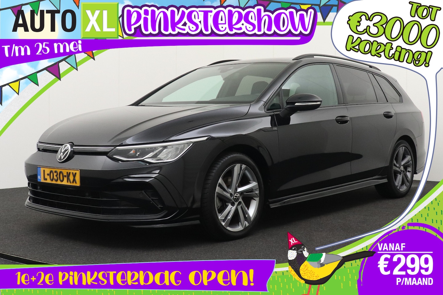 Volkswagen Golf Variant - 1.5 131 PK Aut. R-Line Trekhaak R-Sportstoelen Ad.Cruise - AutoWereld.nl