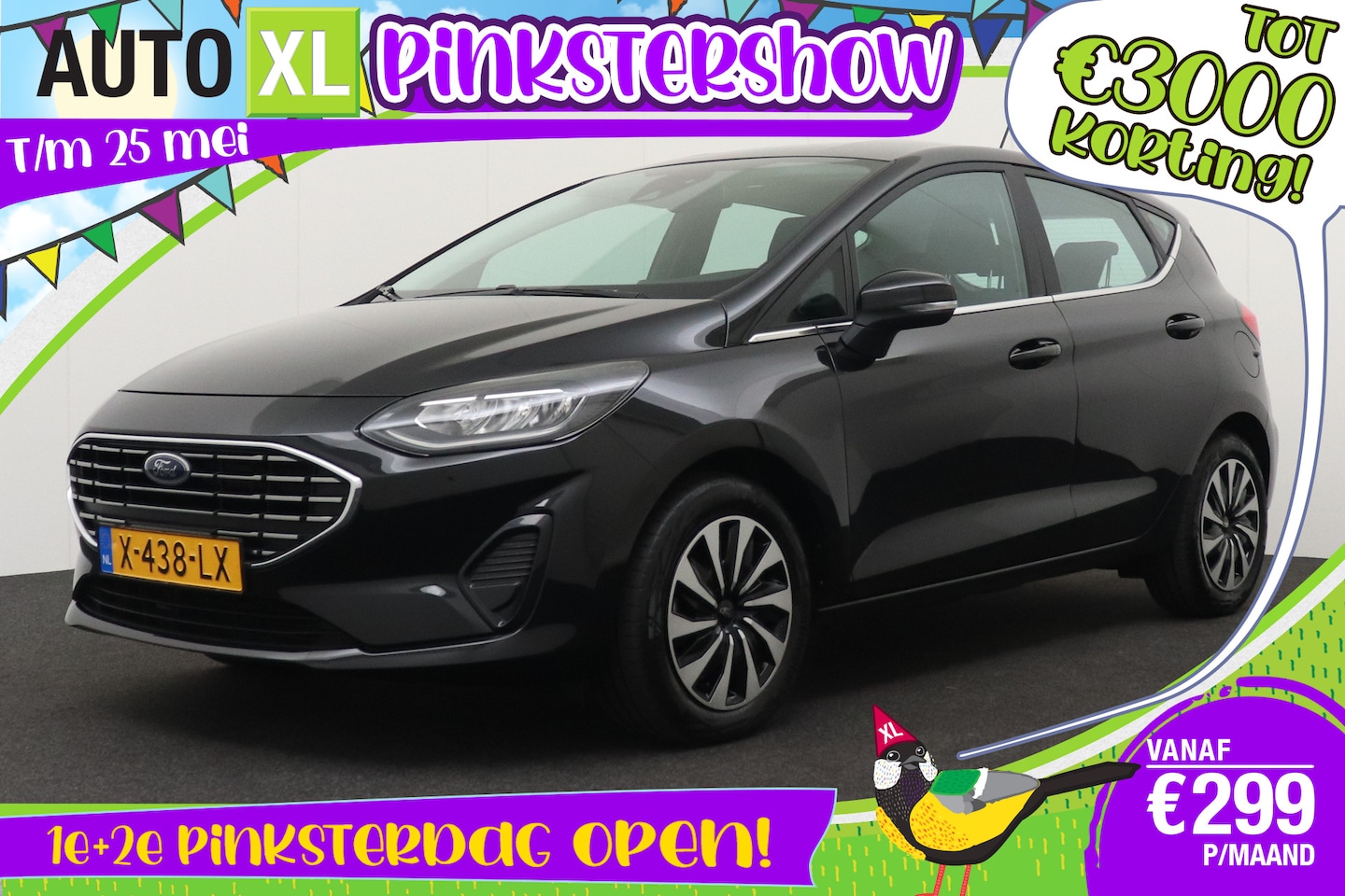 Ford Fiesta - 1.0 137 PK Hybrid Titanium Climate Carplay Stoelverw+Stuur - AutoWereld.nl