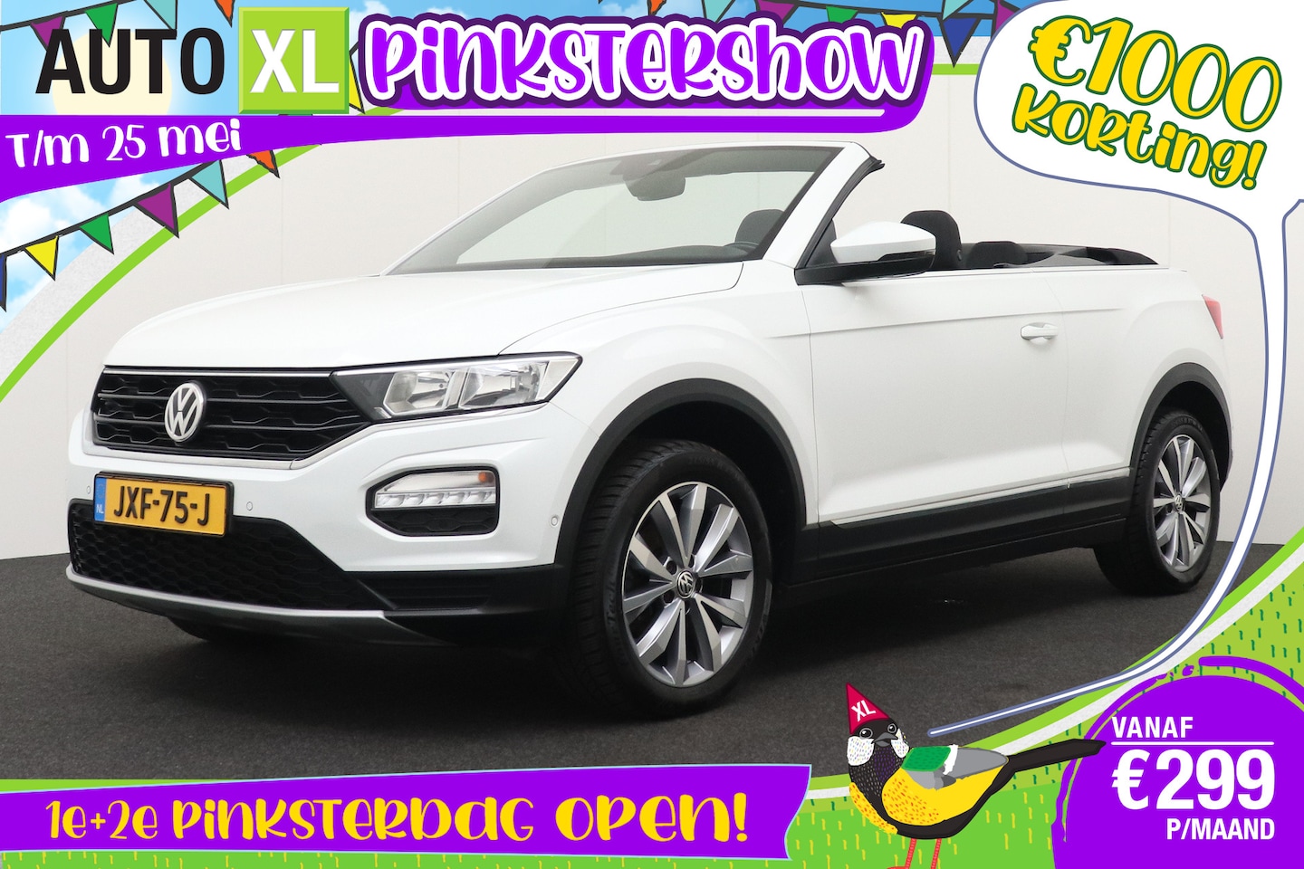 Volkswagen T-Roc Cabrio - 1.5 TSI 150 PK Style Camera Trekhaak Sportstoel 1 - AutoWereld.nl