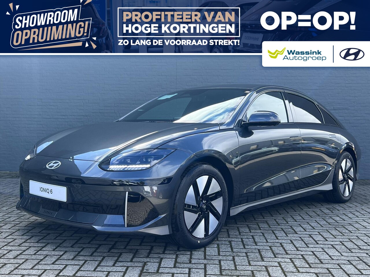 Hyundai IONIQ 6 - 77,4 kWh 229pk RWD Connect Showroom opruiming - AutoWereld.nl