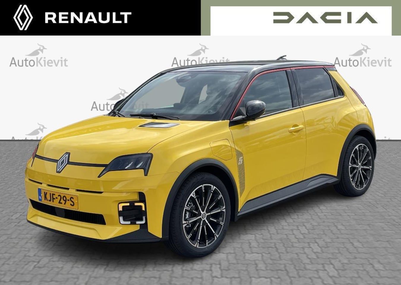 Renault 5 - comfort range techno 52 kWh - pack winter / 18'' diamantées noir 'chrono' - AutoWereld.nl