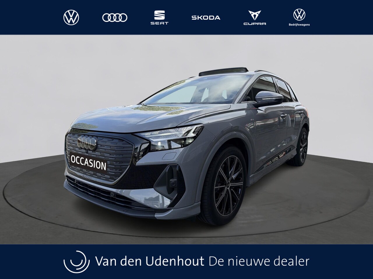 Audi Q4 e-tron - 45 Quattro S Edition Competition 82 kWh 286Pk / Panodak / Trekhaak - AutoWereld.nl