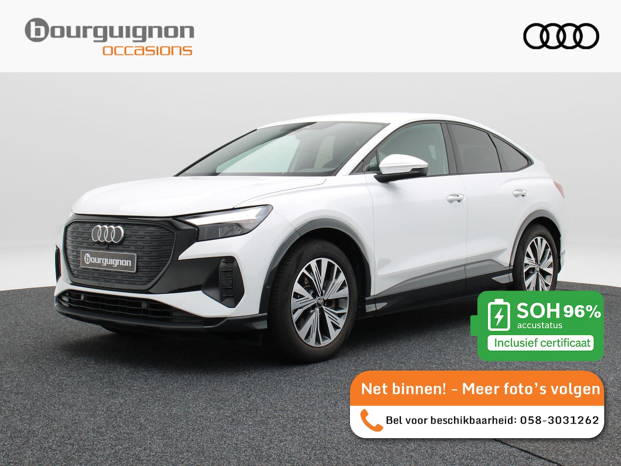 Audi Q4 Sportback e-tron - 40 Advanced edition 77 kWh 204 Pk | Trekhaak | Stoelverwarming | Camera | Adaptive Cruise - AutoWereld.nl