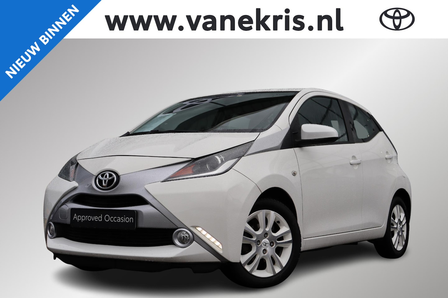 Toyota Aygo - 1.0 VVT-i x-pure 1.0 VVT-i x-pure, LM Velgen, Bluetooth, Speed limiter, Airco, Parkeercamera. - AutoWereld.nl