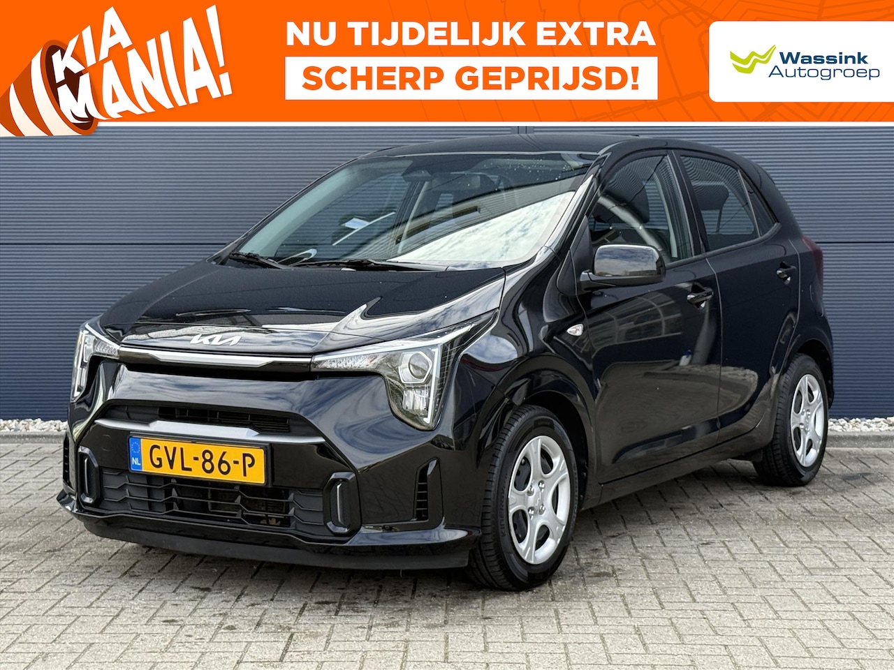Kia Picanto - 1.0 DPi 67pk 4-zits DynamicLine Nieuw Model | Navigatie | Carplay / Android Auto | Camera - AutoWereld.nl