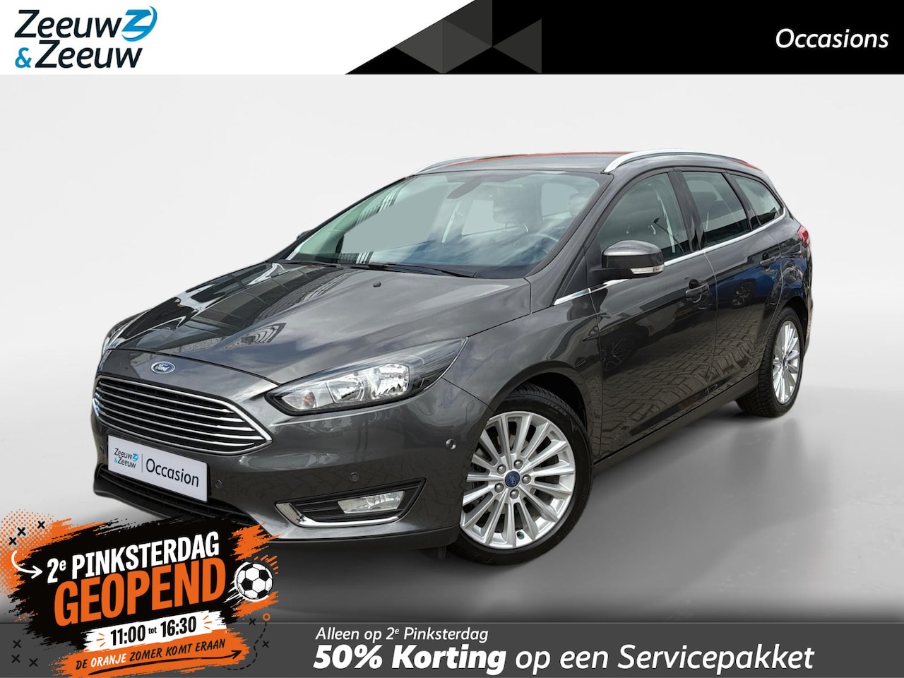 Ford Focus Wagon - 1.0 Titanium | Zomer\Winter banden| Trekhaak |verwarmde voorruit| 12 maanden Bovag Garatie - AutoWereld.nl