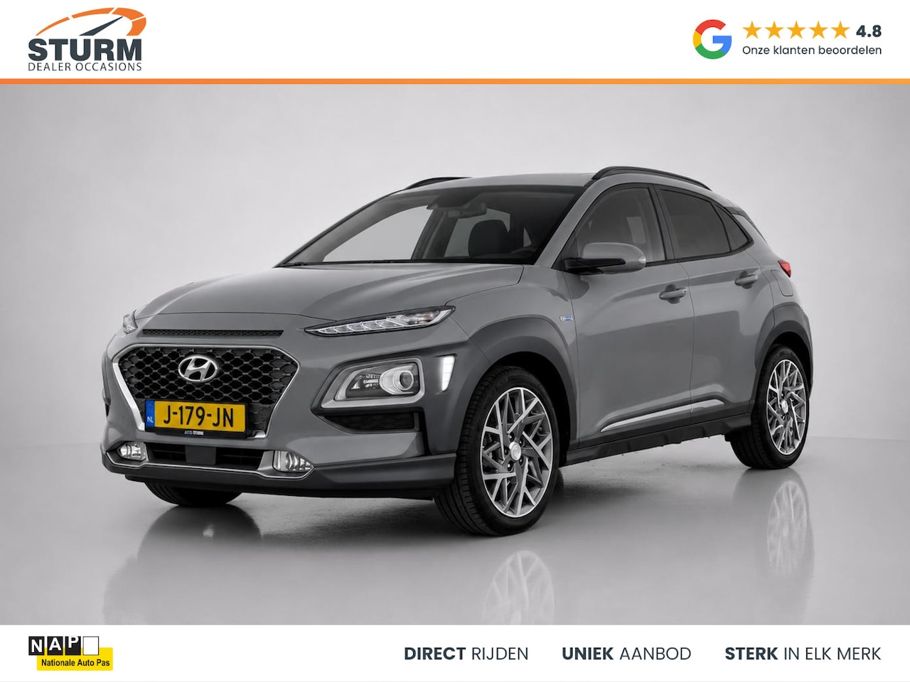 Hyundai Kona - 1.6 GDI HEV Premium 1.6 GDI HEV Premium - AutoWereld.nl