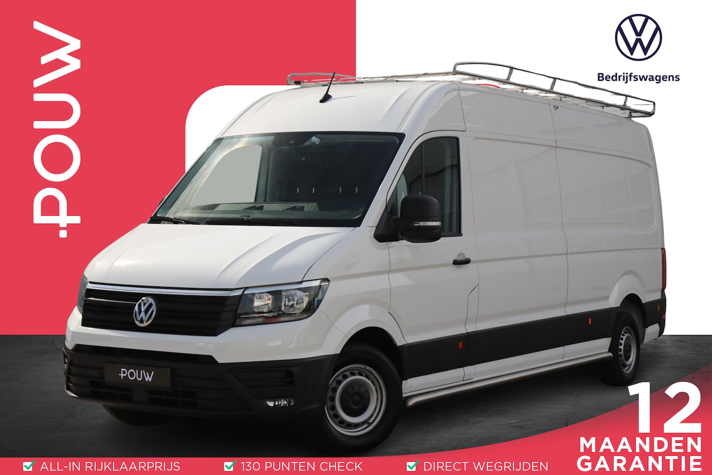 Volkswagen Crafter - 35 2.0 TDI 140pk L4H3 Highline | Trekhaak | Dodehoeksensor | 360 Camera | App Connect - AutoWereld.nl