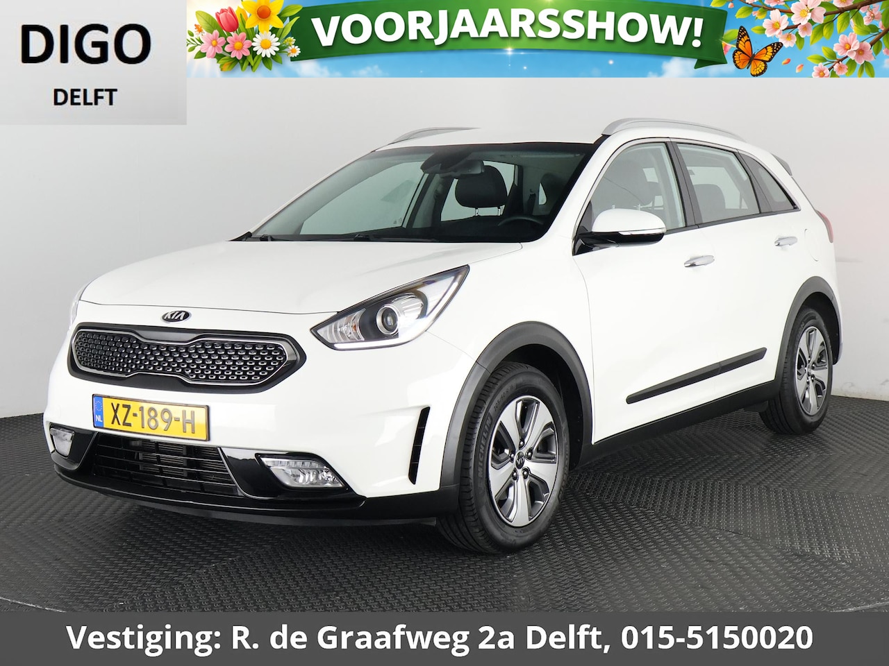 Kia Niro - 1.6 GDi Hybrid DynamicLine | Apple Carplay/AndroidAUTO | Cruise control | Navigatie - AutoWereld.nl