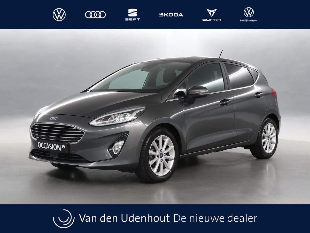 Ford Fiesta - 1.0 EcoBoost Titanium / Navigatie / Stoelverwarming / Camera - AutoWereld.nl