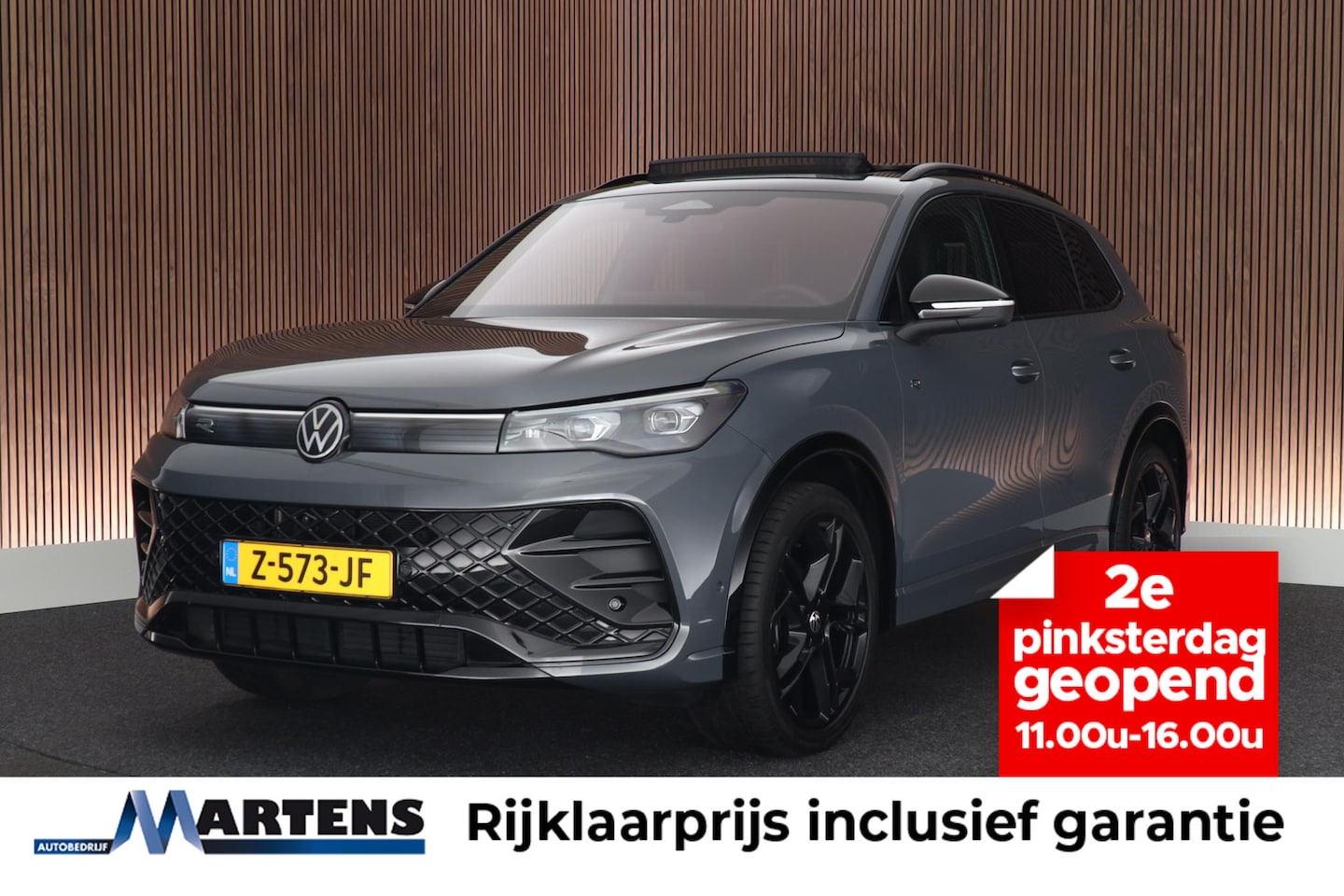 Volkswagen Tiguan - 1.5 eTSI 150pk R-Line Black Style Trekhaak 360Camera Head-Up Leder Memory h/k Stoelverwarm - AutoWereld.nl