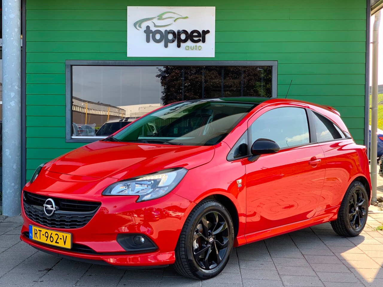 Opel Corsa - 1.0 Turbo Black Roof Edition OPC|1e Eigenaar!|Navigatie|CruiseControl| - AutoWereld.nl