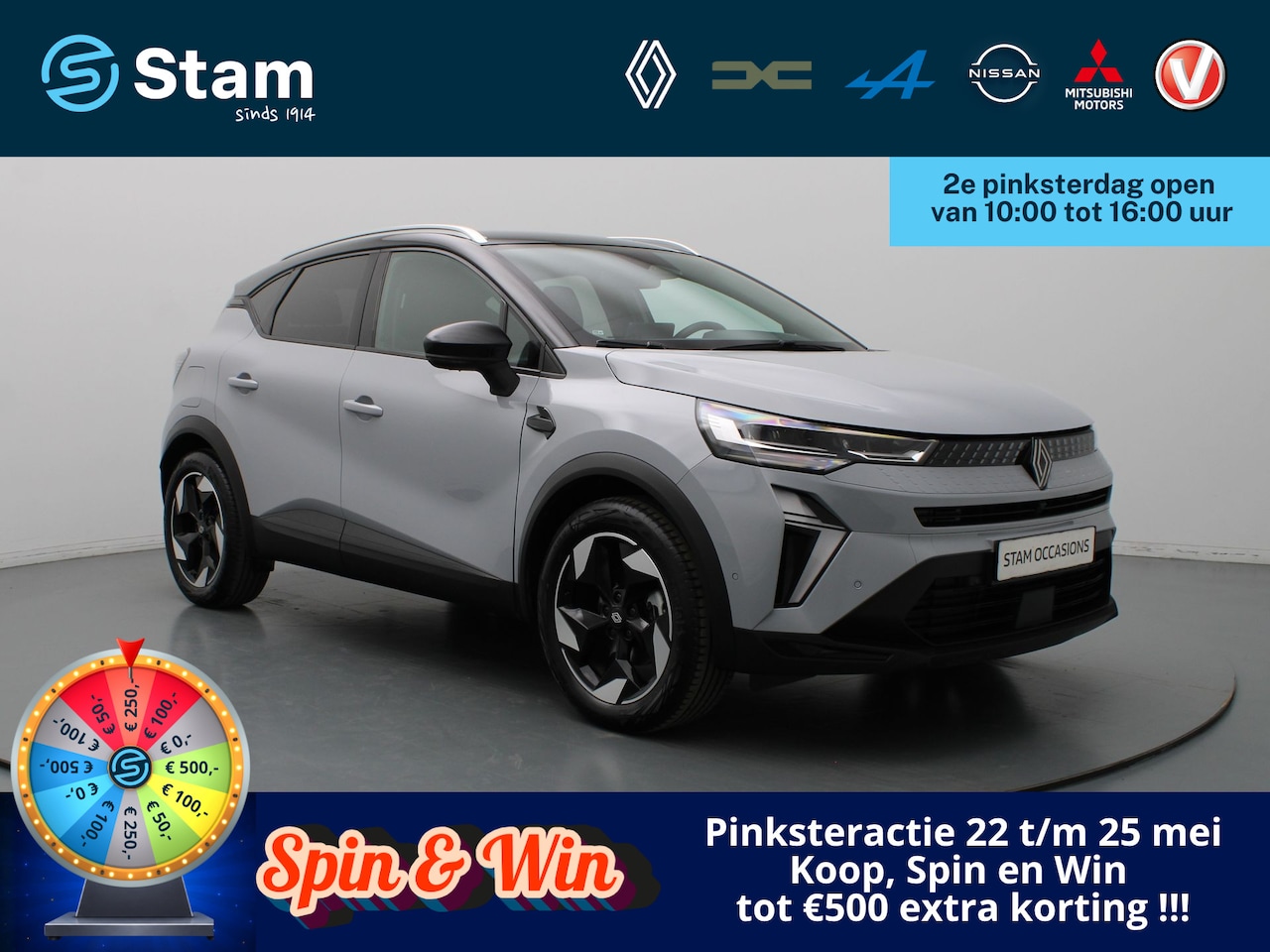 Renault Captur - 145pk E-Tech full hybrid Techno automaat Cruise | Climate | Navi | Parkeersens. achter - AutoWereld.nl