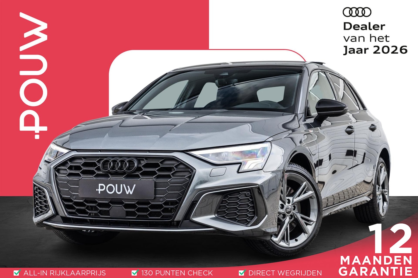 Audi A3 Sportback - 45 TFSIe 245pk S edition Competition | Panoramadak | B&O Audio | RS Stoelen - AutoWereld.nl