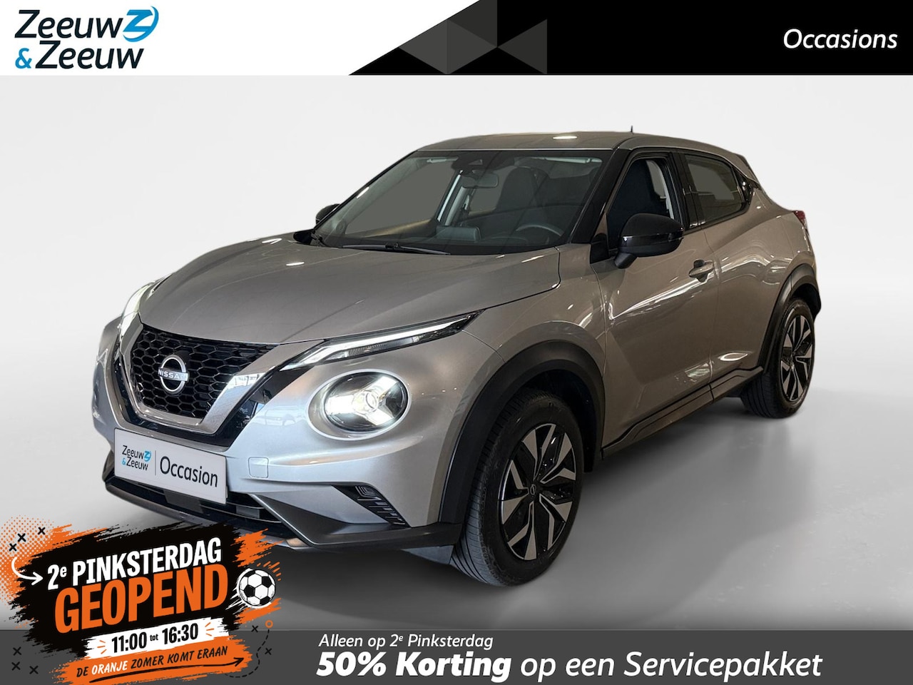 Nissan Juke - 1.0 DIG-T Acenta *Navi(Carplay)+Camera*Airco*Cruise*Lane Assist*Trekhaak*Hoge instap! - AutoWereld.nl