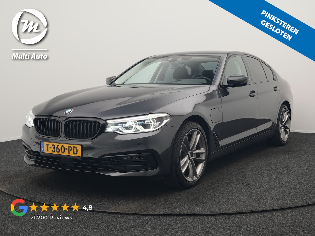 BMW 5-serie - 530e iPerformance Sportline PHEV 252pk | Adaptive Cruise | Camera | Sportstoelen Verwarmd - AutoWereld.nl