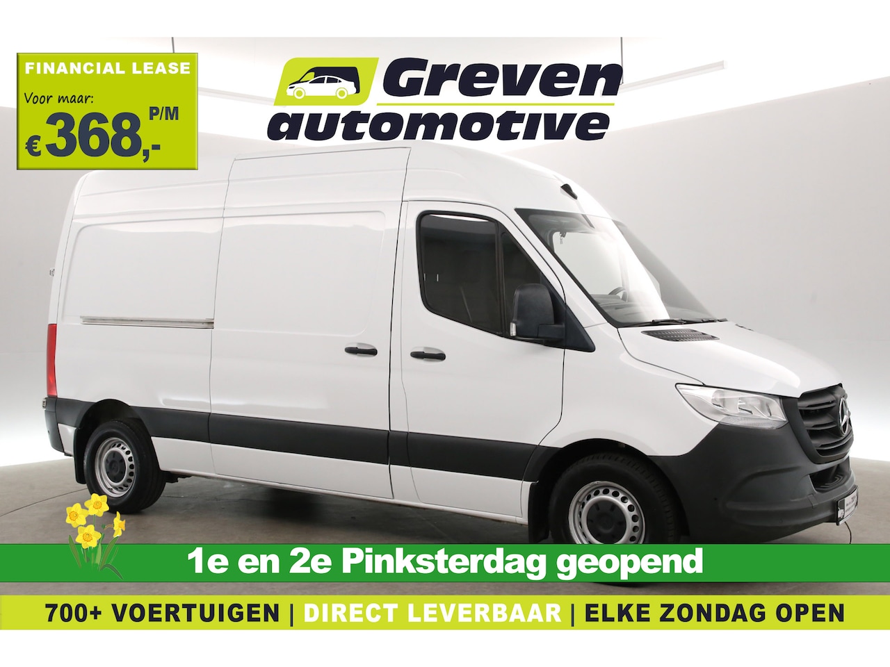 Mercedes-Benz Sprinter - 314 CDI L2H2 | Aut. | Airco | Camera | Adap. Cruise | 3 Zits | Trekhaak | Carplay - AutoWereld.nl