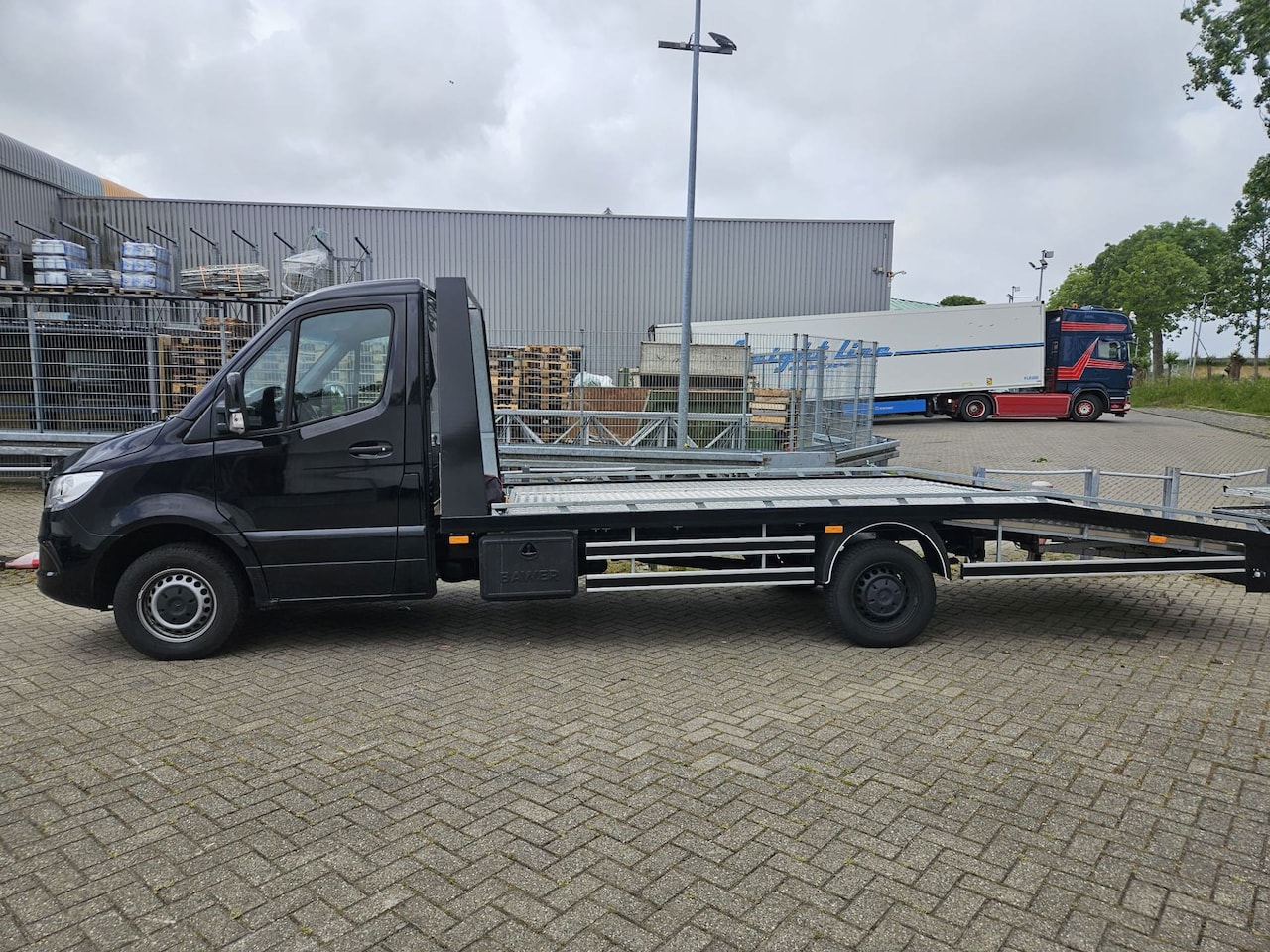 Mercedes-Benz Sprinter - 319 CDI Autotransporter Oprijwagen Zwart Automaat - AutoWereld.nl