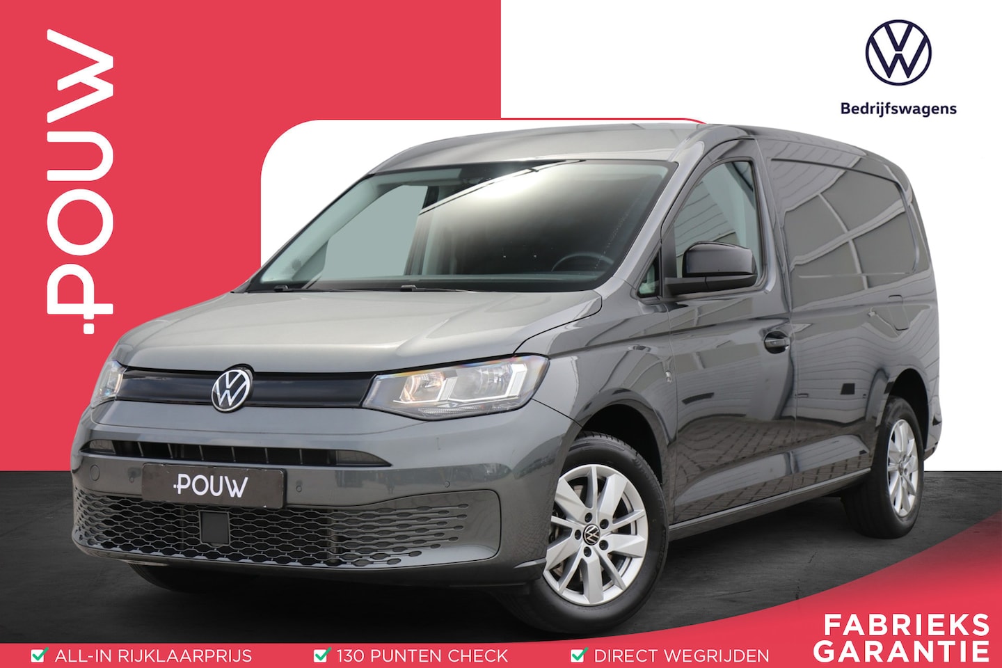 Volkswagen Caddy Cargo Maxi - 2.0 TDI 122pk DSG | App Connect | Achteruitrijcamera | Parkeersensoren - AutoWereld.nl