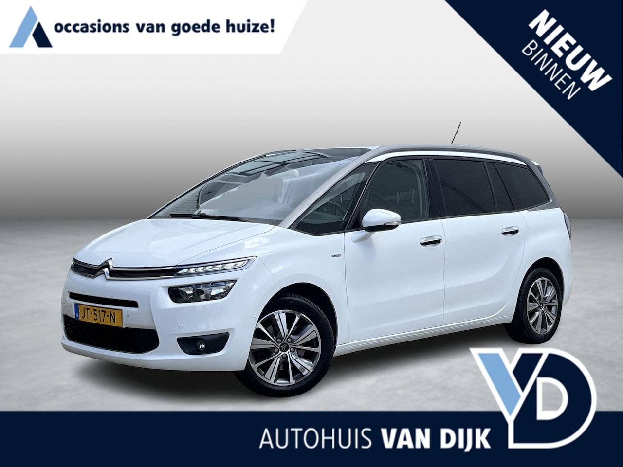 Citroën Grand C4 Picasso - 1.6 THP Exclusive | 157PK/Navi/Camera/Clima/Cruise/Trekhaak/Voorstoelen met Massage Functi - AutoWereld.nl