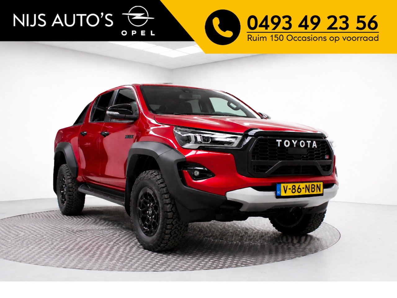 Toyota HiLux - Toyota Hilux 2.8 D-4D GR Sport Double Cab | Trekhaak | Camera v+a | JBL | Keyless | Climat - AutoWereld.nl