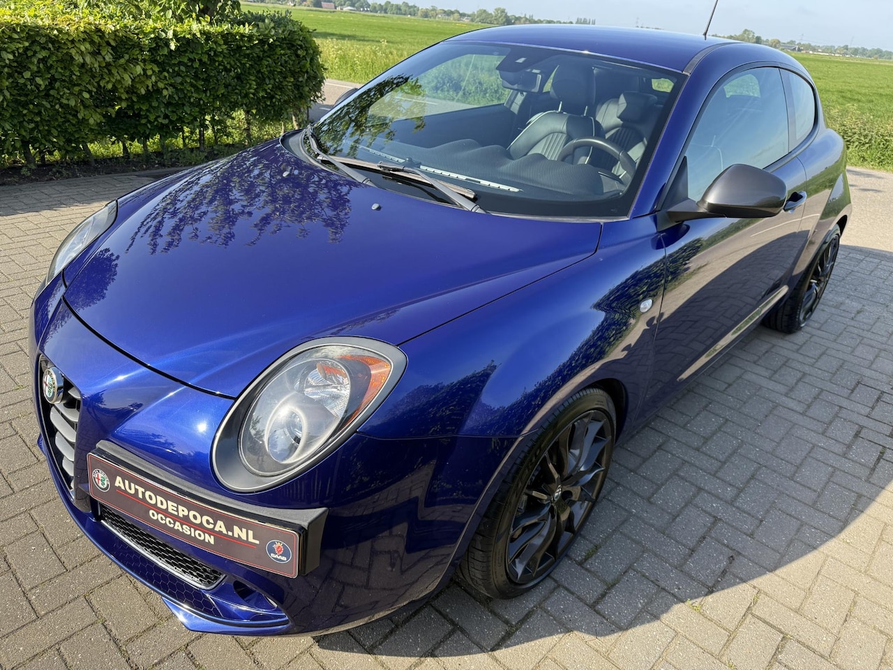 Alfa Romeo MiTo - 1.4 T QV-Line Bose Leer Navigatie Bluetooth 18 inch 47.091 KM! - AutoWereld.nl