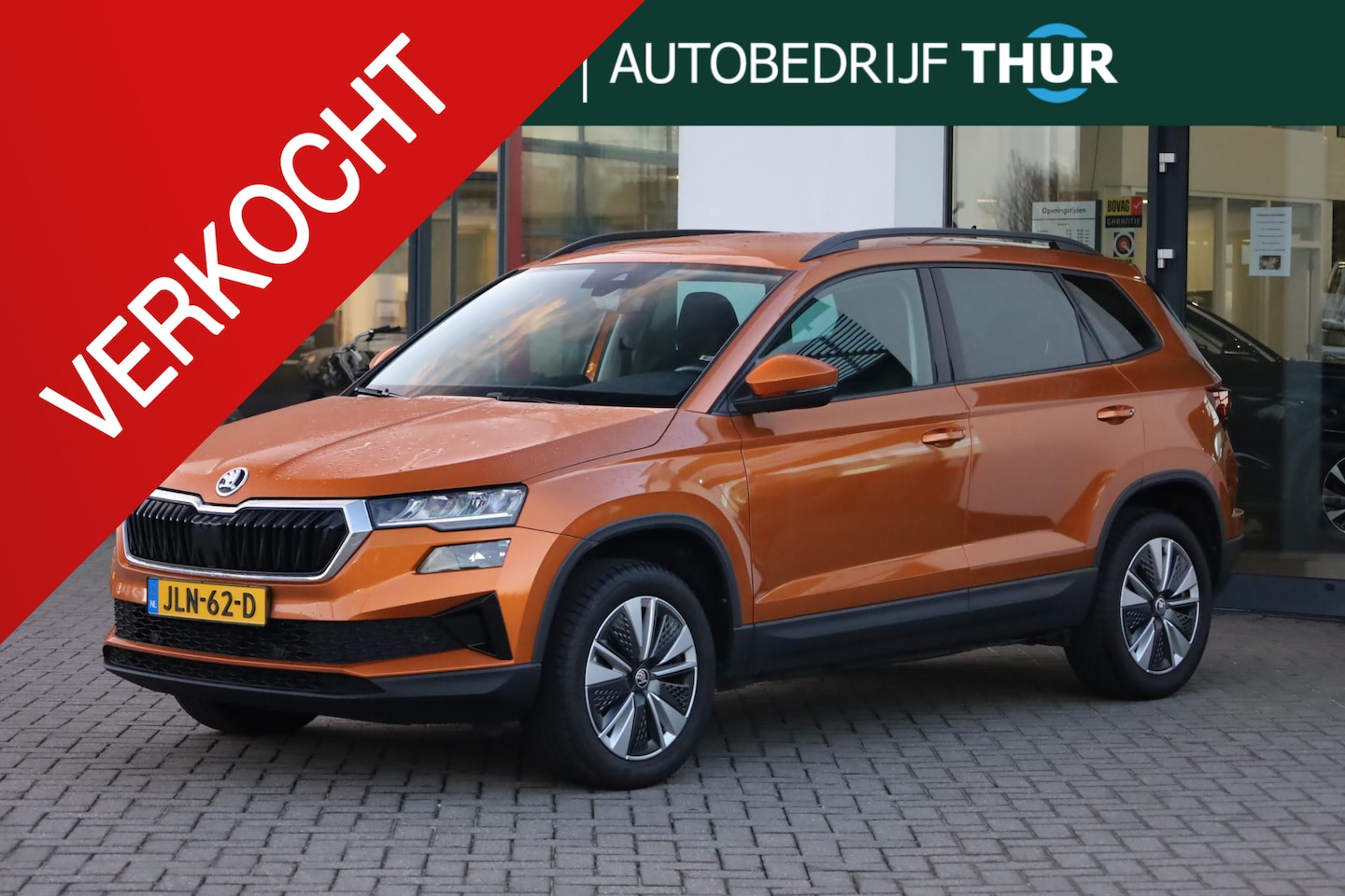 Skoda Karoq - 1.0 TSI Business Edition 1.0 TSI Business Edition 110PK / 81kW, Full Led, 17" LMV, bicolour, sunset privacy, elektr - AutoWereld.nl