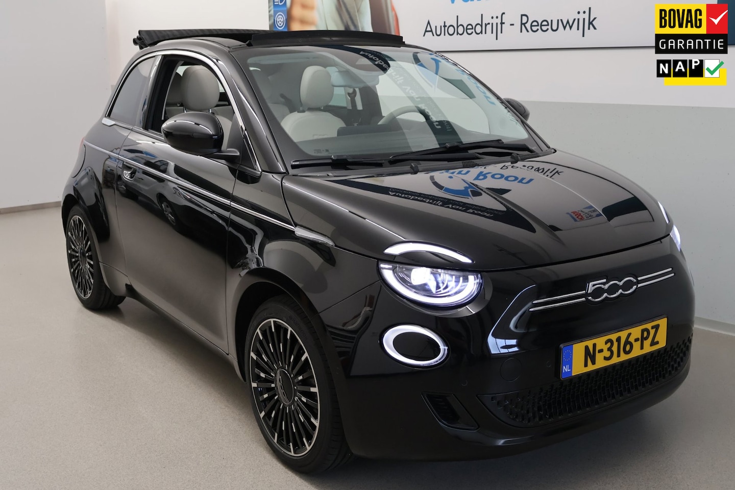 Fiat 500 C - La Prima 42kWh 118Pk #12Mnd. Garantie# Fantastisch!!! - AutoWereld.nl