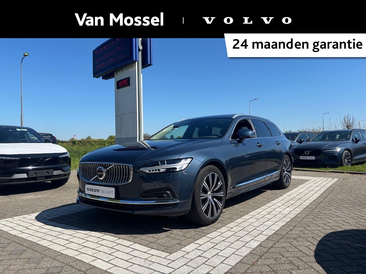 Volvo V90 - B4 Plus Bright | Panoramadak | Harman Kardon | Memory | Trekhaak | - AutoWereld.nl