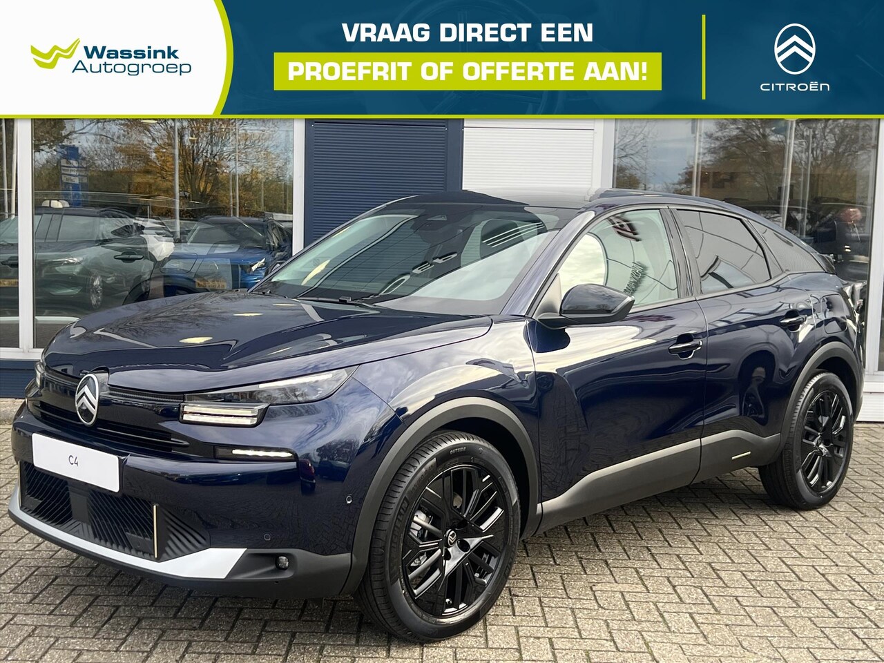 Citroën C4 - 1.2 Hybrid 145pk e-DCS6 Max | Navigatie | Camera | Parkeersensoren | Cruise Control | Clim - AutoWereld.nl