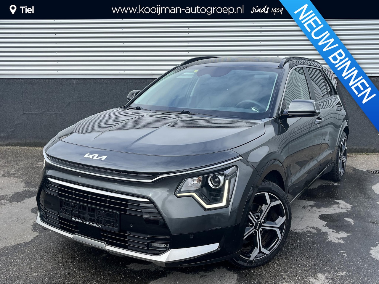 Kia Niro - 1.6 GDi Hybrid DynamicLine Navigatie, Parkeersensoren, Achteruitrijcamera, 18" LMV, Adapti - AutoWereld.nl