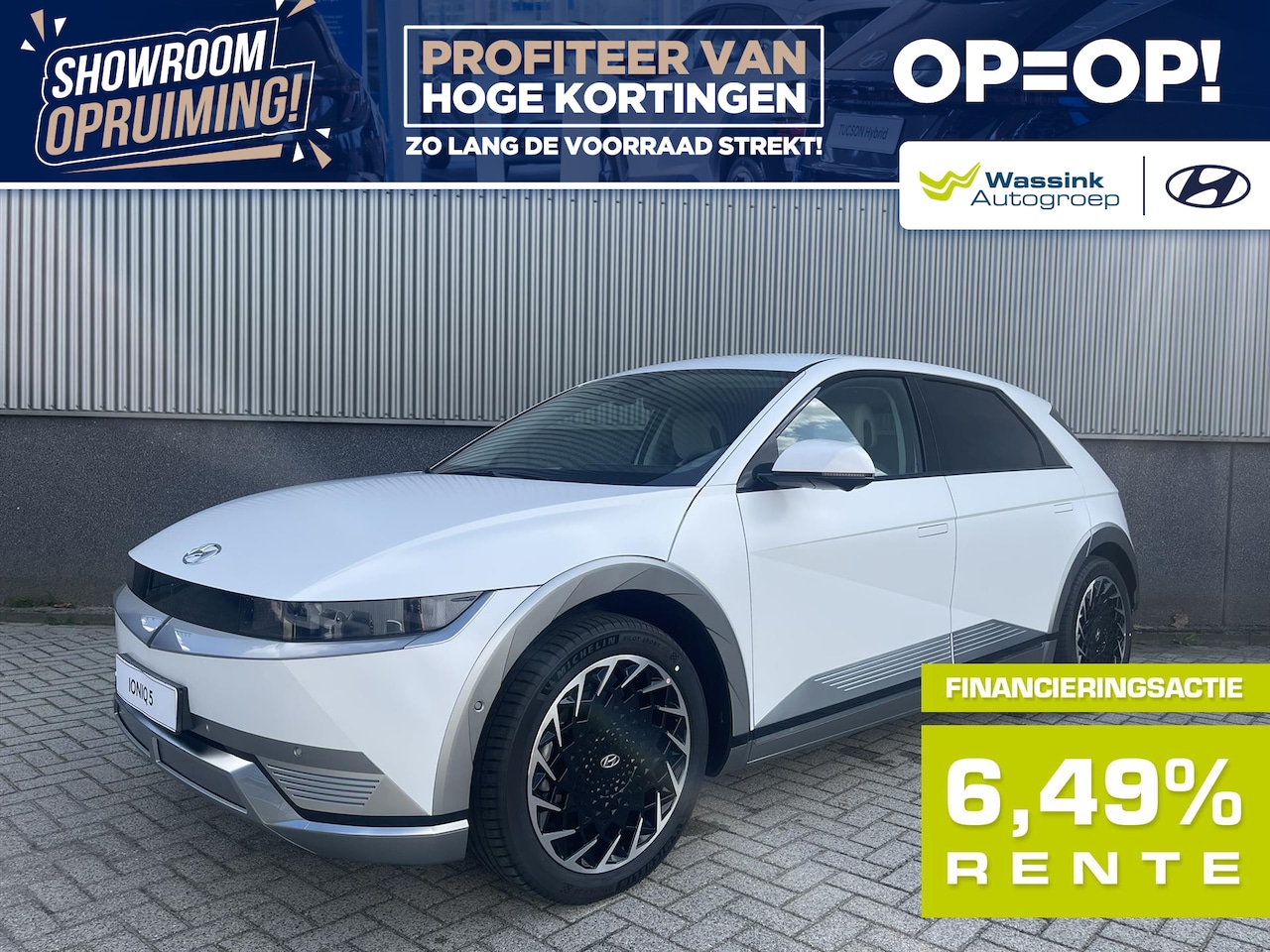Hyundai IONIQ 5 - 77,4 kWh 229pk RWD Lounge I Afneembare Trekhaak Showroom opruiming - AutoWereld.nl