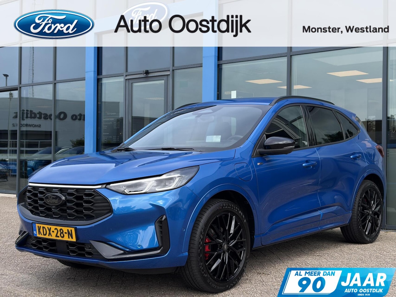 Ford Kuga - 2.5 PHEV ST-Line X 243PK Black Editie Elek. Trekhaak AGR Stoelen Adaptieve Cruise 2100KG T - AutoWereld.nl