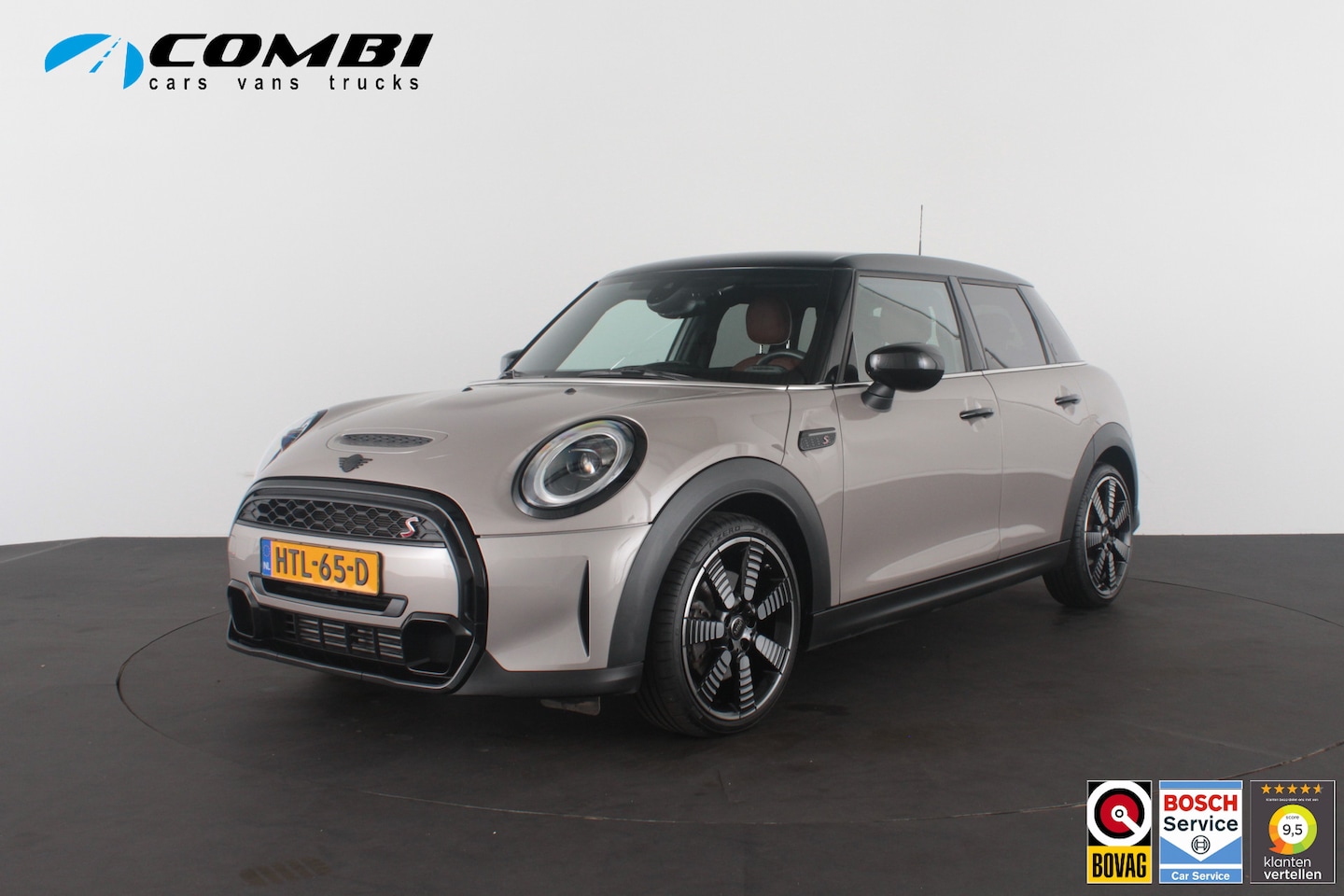MINI Cooper S - Mini 2.0 Yours > Zwart Dak/Leer/Rooftop Grey/Stoelverwarming - AutoWereld.nl