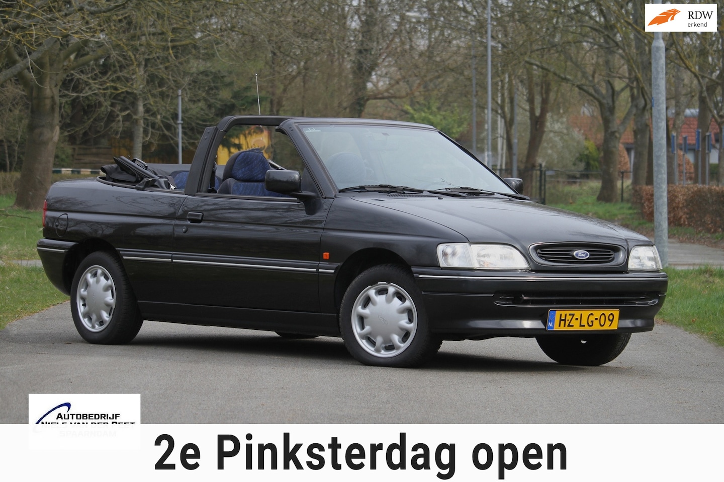 Ford Escort Cabrio - 1.6 CLX / Unieke auto / Laatste 16 jaar binnen gestaan! / Origineel Nederlandse Escort - AutoWereld.nl