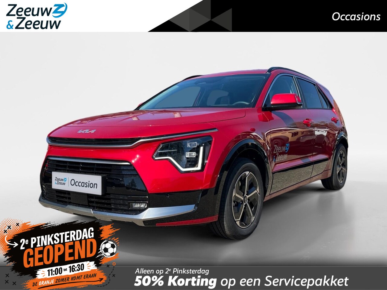 Kia Niro - 1.6 GDi Hybrid DynamicPlusLine | Schuifdak | Trekhaak | Head up display | Leder interieur - AutoWereld.nl