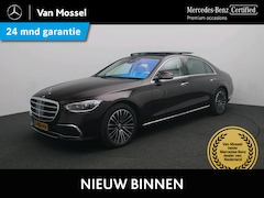 Mercedes-Benz S-klasse - 580 e 4MATIC Lang / Panoramadak/ Exclusiefpakket/ Stoelverwarming- & Ventilatie V+A/ Achte