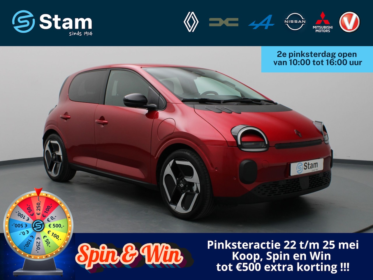 Renault Twingo - urban range techno 27.5 kWh Camera | Adapt. Cruise | Parkeersens. v+a | Stoelverw. - AutoWereld.nl