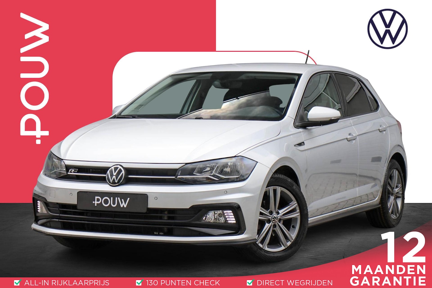 Volkswagen Polo - 1.0 TSI 95pk DSG R-Line Edition | App Connect | Parkeersensoren | Airco - AutoWereld.nl
