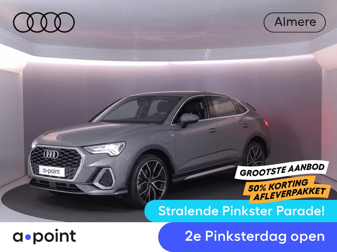 Audi Q3 Sportback - 45 TFSI e S Edition 245 pk SOH 89% | Audi Exclusive interieur | Parkeersensoren voor en ac - AutoWereld.nl