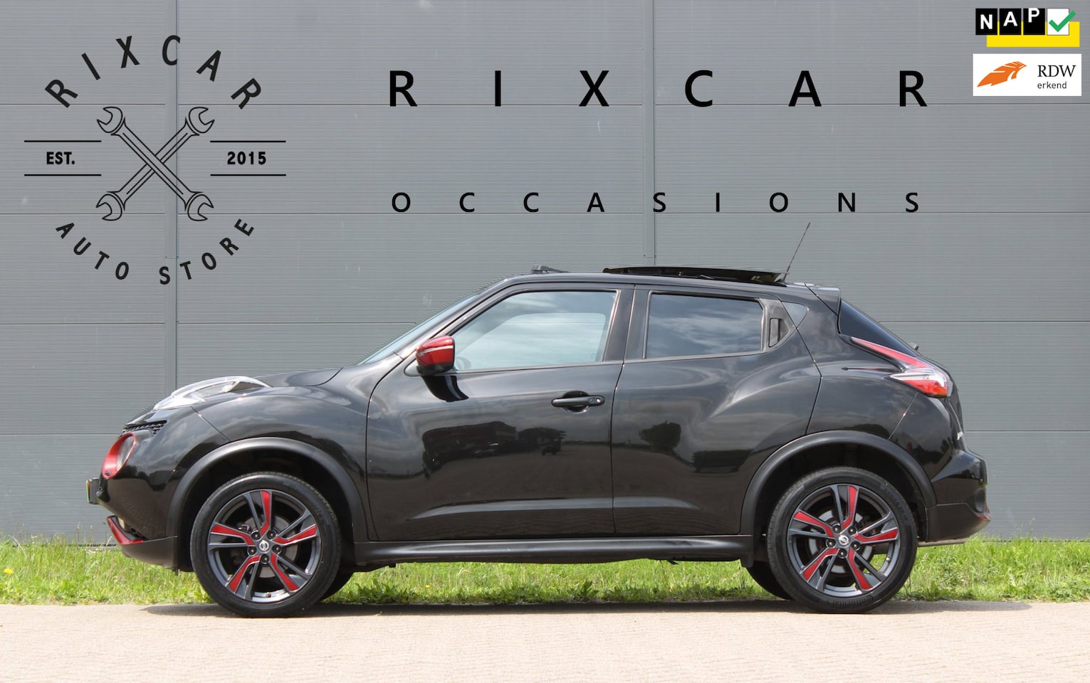 Nissan Juke - 1.6 Tekna Automaat Panoramadak Leder Camera - AutoWereld.nl