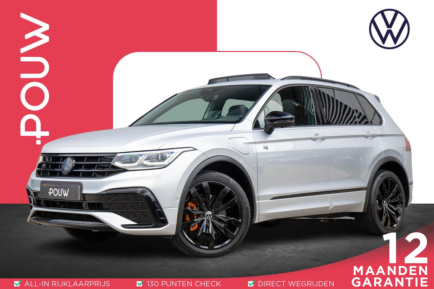 Volkswagen Tiguan - 1.4 TSI eHybrid 245pk R-Line Business | Panoramadak | Trekhaak Elektrisch Uitklapbaar | Ad - AutoWereld.nl