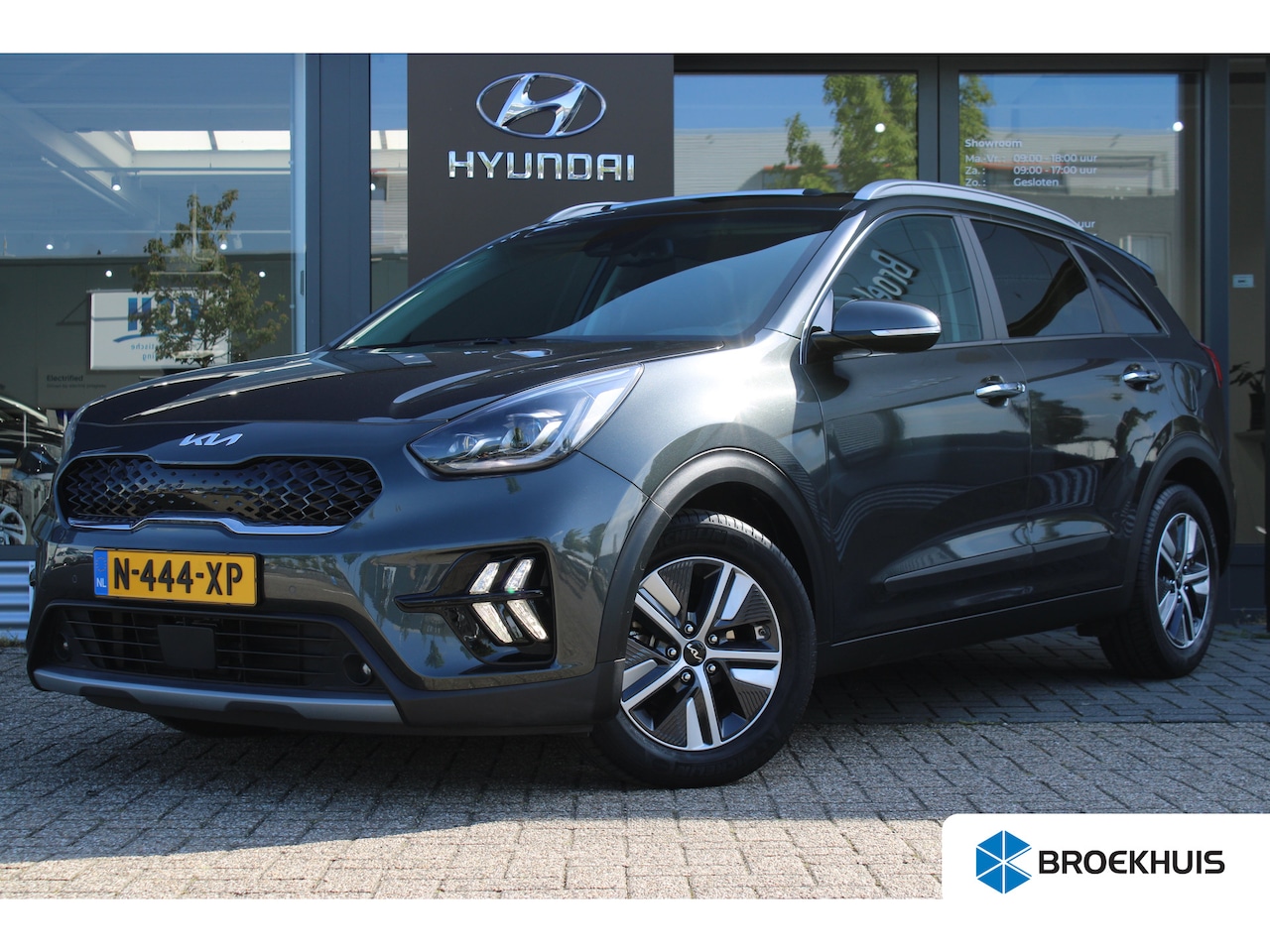 Kia Niro - 1.6 GDi Hybrid ExecutiveLine | Lederen bekleding | Navigatiesysteem full map | Voorstoelen - AutoWereld.nl