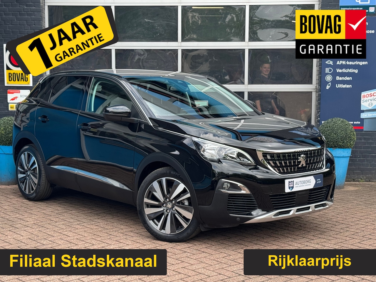 Peugeot 3008 - 1.2 PureTech Blue Lease Premium Gratis Afleverpakket! | Trekhaak | Achteruitrijcamera | - AutoWereld.nl
