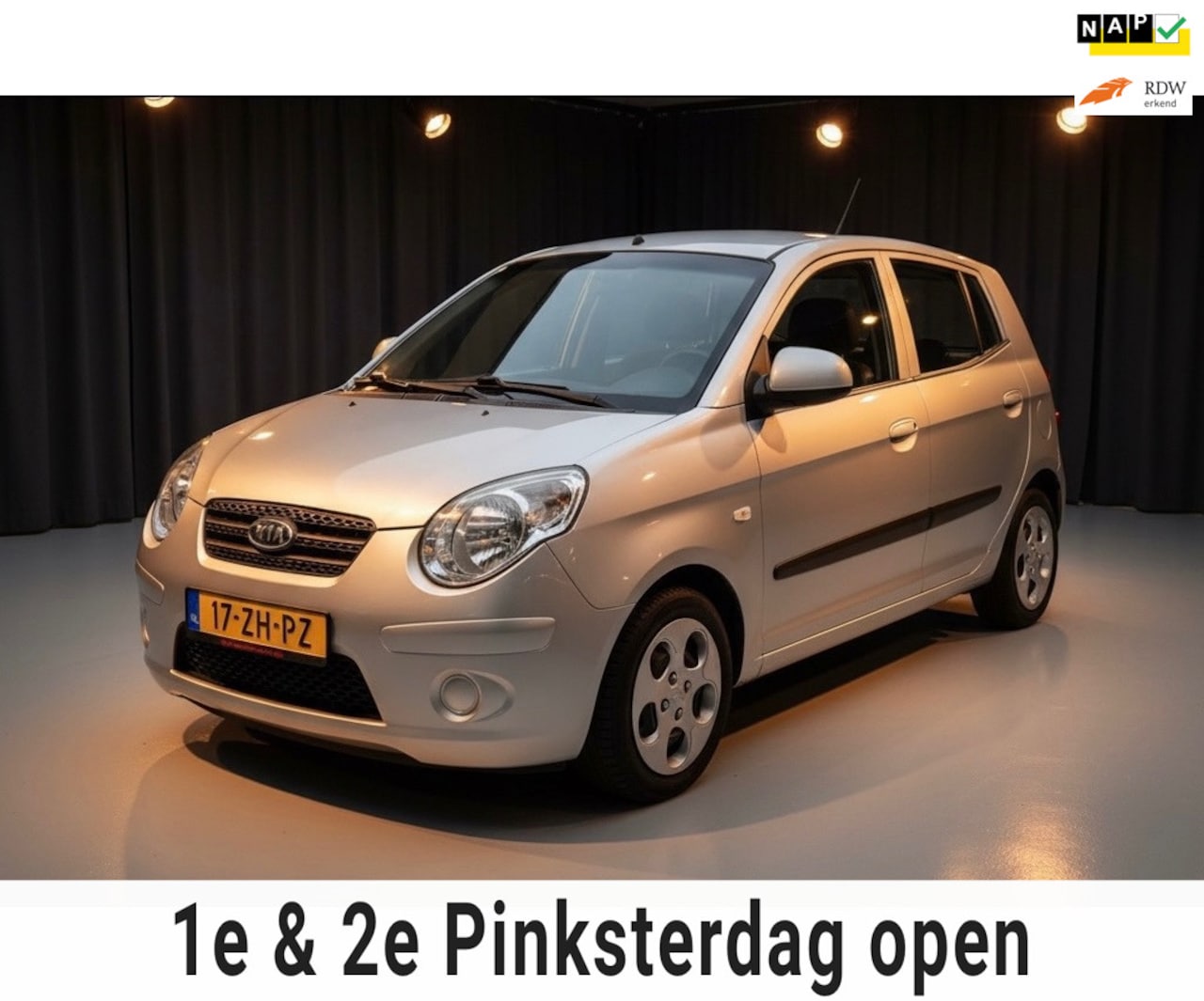 Kia Picanto - 1.1 X-tra-automaat-airco-1 jaar apk - AutoWereld.nl