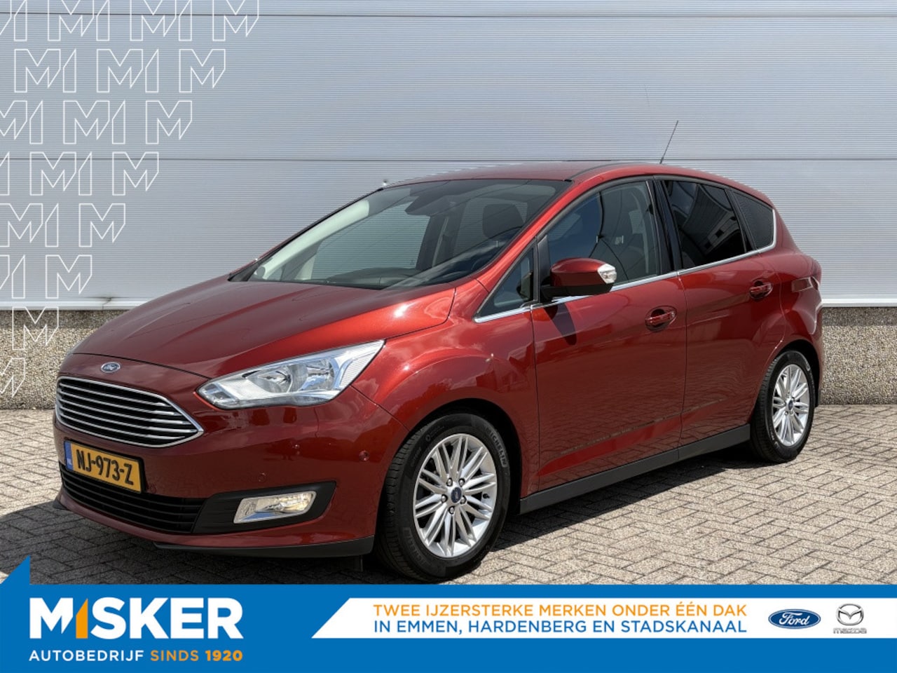 Ford C-Max - 1.0 Titanium CLIMA CRUISE NAVI LMV PDC - AutoWereld.nl