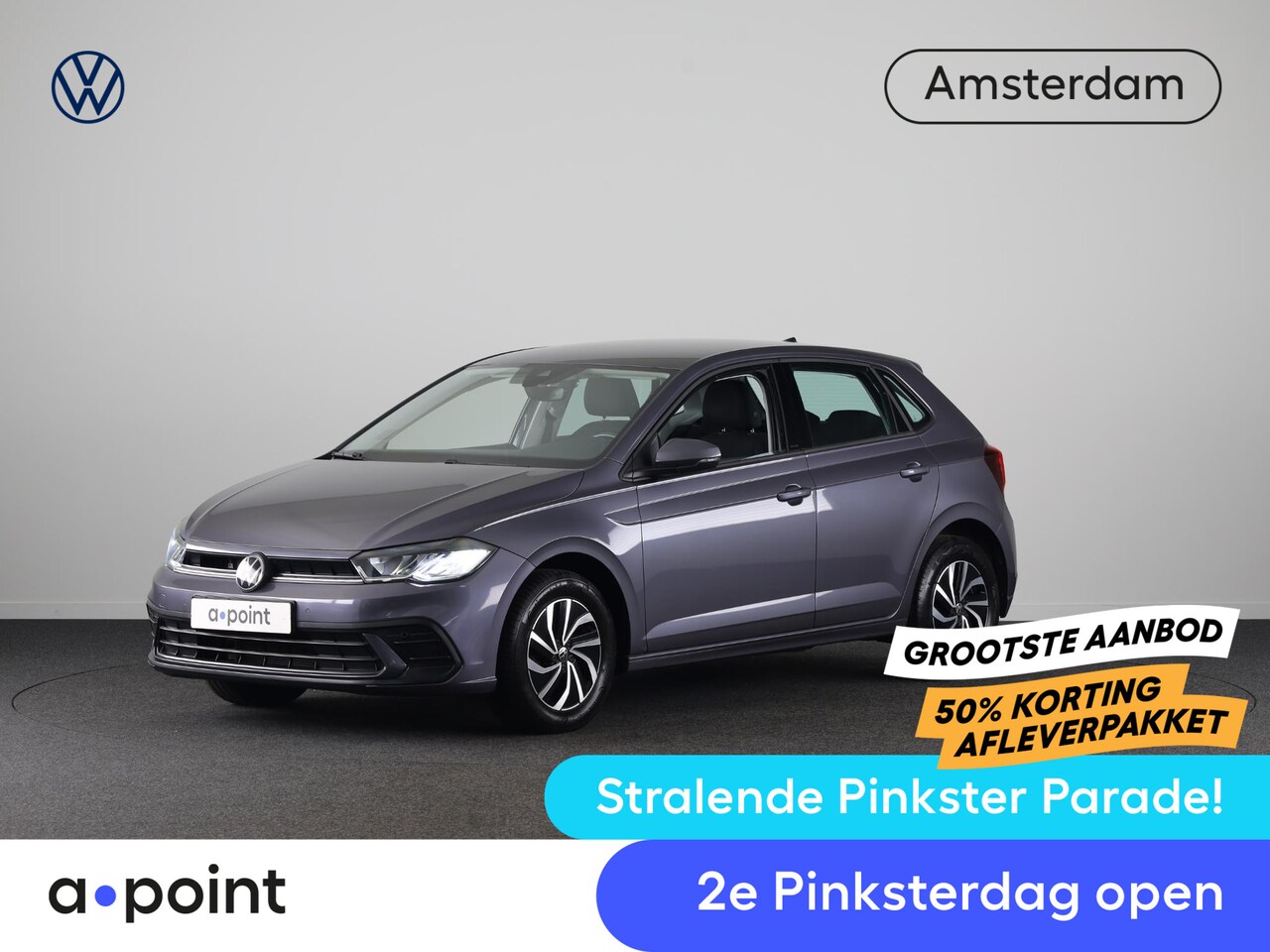 Volkswagen Polo - 1.0 TSI Life 95PK | Navigatie via app | parkeersensoren | lm velgen - AutoWereld.nl