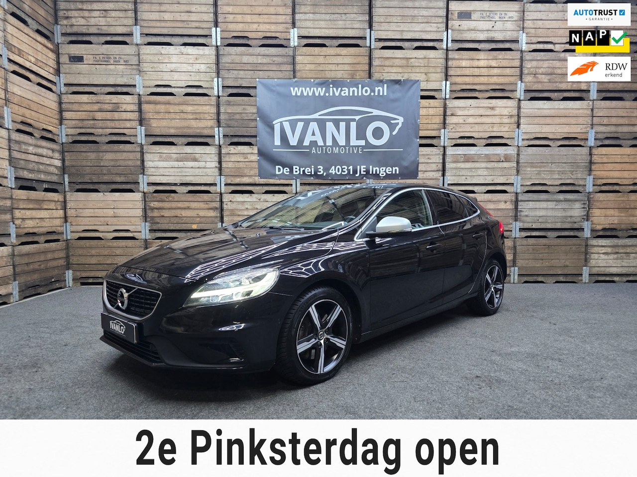 Volvo V40 - 1.5 T3 Kinetic R Design Pano LED Camera Trekhaak Clima Cruise LM - AutoWereld.nl